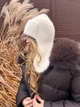 Тепла вʼязана вушанка з ангори жіноча Zefur One size молочна - изображение 2