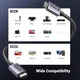 Кабель UGREEN HDMI 2.1 [Certified Ultra High Speed HDMI] 48Gbps 8K@60Hz 4K@240Hz 2м сірий (25910) - зображення 7