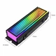 RGB радіатор для SSD M.2 NVMe 2280 — ефективне охолодження, 5V ARGB (чорний корпус) - зображення 2