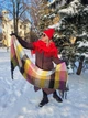 Женский теплый шарф Дред с бахромой Желто-розовая клетка кашемир 210х50 см 00843/04 - изображение 2