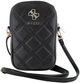 Сумка Guess 4G Quilted Metal Logo Wallet Zipper Pouch Black (GUWBZPSQSSGK) - зображення 2