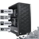 Двухпроцессорная рабочая станция PowerUp #572 Xeon E5 2699 v4 x2/128 GB/SSD 1TB/NVIDIA Quadro P1000 4GB для 3D моделирования видеомонтажа рендеринга для инженеров и архитекторов - изображение 1