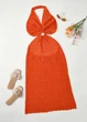 Жіноча сукня SHEIN 712900-1 2XL помаранчевий (2000004929848) - изображение 5
