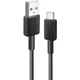 Кабель Anker 322 USB-A - USB-C, 0.9 м, Black (A81H5G11) - изображение 1
