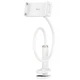 Держатель настольный Hoco HD10 Bamboo lazy stand 4.5-13" White - изображение 1