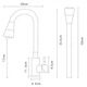 Смеситель для кухни Globus Lux Alpen SBT1-203SAK-G03 - изображение 7