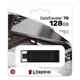 Флеш накопичувач USB 128Gb Kingston DataTraveler 70, Black, Type-C 3.2 Gen 1 (DT70/128GB) - зображення 3
