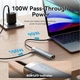 Док-станція 6-in-1 Vention USB3.2 Type-C -> HDMI 4K60Hz/USB 3.0x2/RJ45/PD 100W (TGNHB) - зображення 8