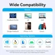 Док-станція USB3.2 Type-C --> HDMI 60Hz/USB 3.0x2/RJ45/SD/TF/3.5mm/PD 100W Hub 9-in-1 Vention - изображение 8