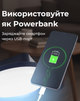 USB LED Лампа Фонарь Светильник Павербанк 7200 mAh Синий Аккумуляторный Кемпинговый Туристический Аварийный Беспроводной на Батарее Походный Ночник - изображение 3