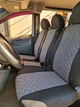 Универсальные чехлы на сиденья для Citroen Jumpy (Ситроен Джампи) II 2007- (1+2) Ткань + алькантара, Серый,Черный - изображение 1