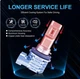 LED лампа H11 (H8 H9 H16), узкий диод, правильный пучок света, мини радиатор, с обманкой 1шт - изображение 8