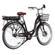 Велосипед з електроприводом 28" ST Dorozhnik eAQUAMARINE BH рама-19" 36B 13А*г 500Вт сірий з кошиком 2026 - зображення 2