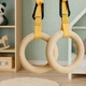 Детские гимнастические кольца со стропами 2шт пара Troli Rundy Rings Sling 170мм - изображение 2