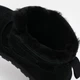 Женские угги низкие замшевые с мехом Allsy 189377 40 25.5 см Черные (ROZ6501098909) - изображение 8