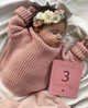 Карточки для фото новорождённой девочки Месяцы 1–12 Milestone Cards Baby Girl - изображение 1