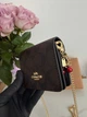 Шкіряний гаманець Crossbody Coach wallet міні сумочка на ланцюжку + подарункове пакування - изображение 4