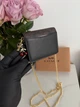 Шкіряний гаманець Crossbody Coach wallet міні сумочка на ланцюжку + подарункове пакування - изображение 7