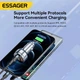 Автомобільний зарядний пристрій ESSAGER ES-CC10 80W (PPS, PD3.0, QC3.0) 2A+1C PowerDisplay Grey (43709) - зображення 9