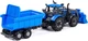 Трактор Cavallino з навантажувачем і причепом-самоскидом 1:32 синій 1450914 (8719214072926) - зображення 3