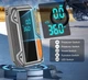 Пуско-зарядное устройство (бустер) для авто 10в1 JKUOO JS28 28000 mAh, 12V 3500A, с компрессором 150 PSI — Jump Starter, Power Bank QC 3.0, LED-фонарь - изображение 3