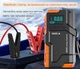 Пуско-зарядное устройство Бустер для авто Jump Starter JKUOO JK25 — 22 800 mAh, 12V, 1200A / 2500A, с компрессором 150 PSI и LED-фонарём Orange - изображение 4