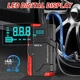 Пуско-зарядное устройство Бустер для авто Jump Starter JKUOO JK25 — 22 800 mAh, 12V, 1200A / 2500A, с компрессором 150 PSI и LED-фонарём RED - изображение 5
