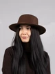 Шляпа женская канотье D.Hats цвет коричневый - изображение 3
