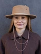 Шляпа шерстяная канотье с цепью D.Hats цвет бежевый - изображение 4