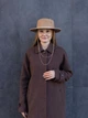 Шляпа шерстяная канотье с цепью D.Hats цвет бежевый - изображение 8