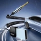 FM модулятор Essager Lingfeng Bluetooth 5.0 Aux Adapter Car Wireless Receiver USB (EBT-LF01-P) - зображення 5