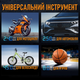 Універсальний бездротовий компресор-насос з акумулятором і LED-дисплеєм HW01 5000 мА/год | 150 PSI | підтримка PSI / BAR / KPA / KG/CM² | Для авто, мотоцикла, велосипеда, м'ячів - зображення 7