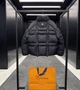Чоловічий зимовий пуховик Louis Vuitton чорний з об’ємним силуетом XXL - зображення 2