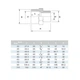 Муфта ПВХ с наружной резьбой d40х1-1/4" - изображение 2