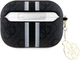 Etui Guess 4G Printed Stripes Charm do Apple AirPods Pro 2 (2022/2023) Black (GUAP2P4RPSK) - obraz 3