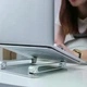 Подставка для ноутбука и планшета Nillkin ProDesk 11–17", алюминиевая, серая - изображение 8