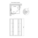 Душова кабіна Lidz Wawel SC90x90.SAT.LOW.FR, скло Frost 4 мм без піддону - зображення 2