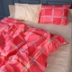 Простирадло MirSon Бязь 17-0765 Checkered red 150 х 220 см (2200010938852) - зображення 2