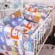 Простынь MirSon Бязь 20-0039 Zoo alphabet 150 х 220 см (2200010284416) - изображение 3