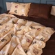 Комплект постельного белья MirSon Бязь 17-0705 Toffee Hearts 143 x 210 см (2200010619669) - изображение 1