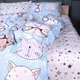 Простынь MirSon Бязь 17-0785 Funny cats 150 х 220 см (2200011294742) - изображение 3
