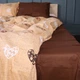 Комплект постельного белья MirSon Бязь 17-0705 Toffee Hearts 143 x 210 см (2200010619669) - изображение 3