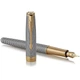 Набір Parker SONNET 17 Cisele Silver GT FP18 F перова ручка + чохол 88 211b24 - зображення 3