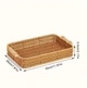 Поднос прямоугольный с деревянными ручками Wood 30 см - изображение 2