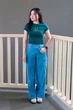 Брюки карго Uniqlo 44(M) Блакитний джинс (126372) - зображення 10