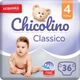 Подгузники Chicolino Medium Classico Размер 4 (7-14 кг) 36 шт (4823098410805) - изображение 1