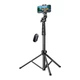 Штатив Ugreen LP680 Selfie Stick Tripod with Bluetooth Remote Black (15609) - зображення 1