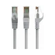 Патч-корд 5м UTP cat 6 CU gray Cablexpert (PP6U-CU-5M) - зображення 1