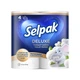 Туалетная бумага Selpak Deluxe Cotton Enriched 3 слоя 4 рулона (8690530046566) - изображение 1