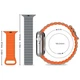 Ремінець до смарт-годинника Drobak Silicone Magnetic Link для Apple Watch All Series Ultra 2 49/45/44/42mm Dark black (898929) - зображення 3
